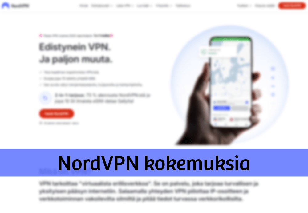 nordvpn kokemuksia
