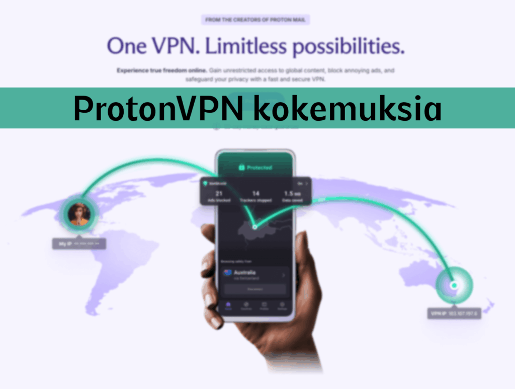 protonvpn kokemuksia