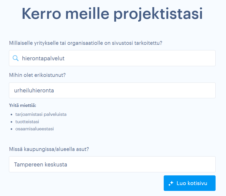webnode kokemuksia tekoalysta
