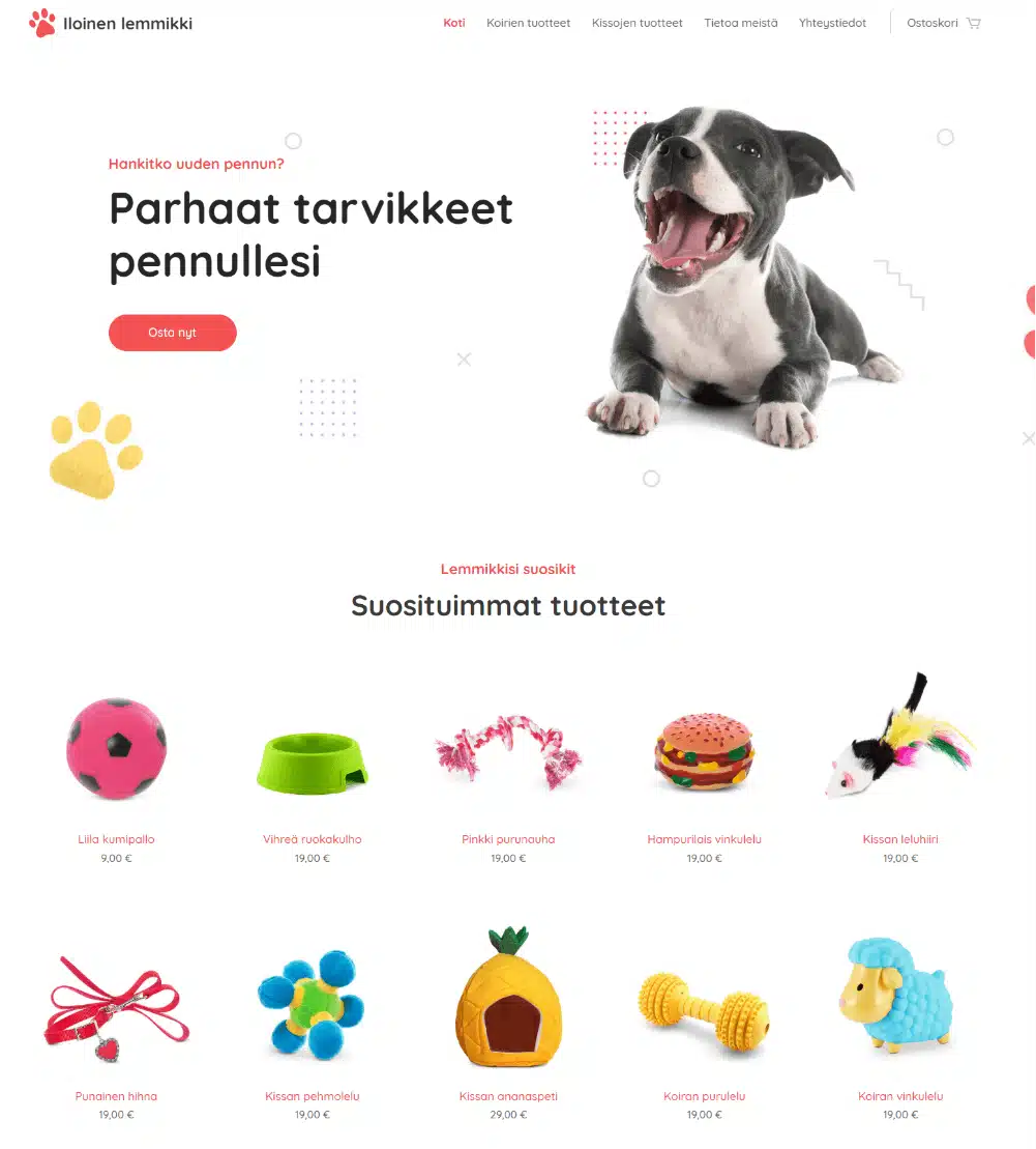 webnode verkkokauppa